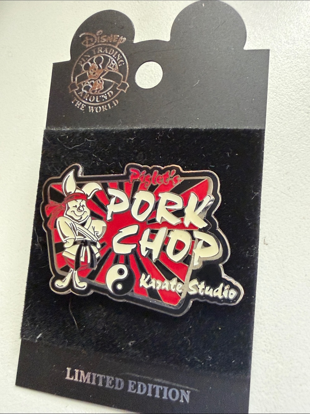 Disney Piglet’s Pork Chop Karate Studio LE Pin | Winnie the Pooh | Limited Ed